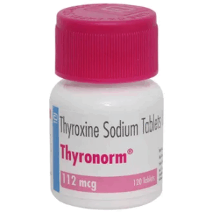 Thyroxine Sodium 112 mcg (Generic)